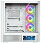 Modecom Volcano AQ400 ARGB PC Chasis Midi Tower Blanca con Pantalla LCD