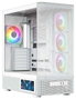 Modecom Volcano AQ400 ARGB PC Chasis Midi Tower Blanca con Pantalla LCD