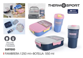 Thermosport Set de Fiambrera 1250ml y Botella 550ml