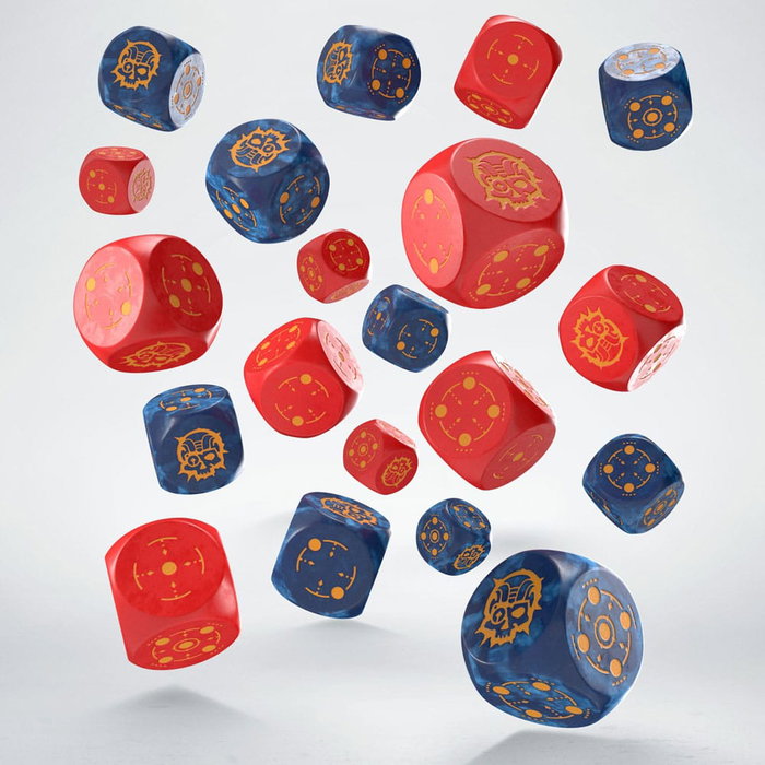 Crosshairs Compact D6 Pack de Dados Cobalt&Red (20) Crosshairs Compact D6 Pack de Dados Cobalt&Red (20)