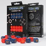 Crosshairs Compact D6 Pack de Dados Cobalt&Red (20)