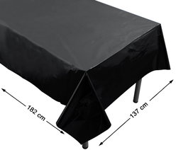 GALA Mantel Negro para Eventos Elegantes 137x182 cm - Fiestas Góticas, Cenas de Gala, Halloween, Minimalista
