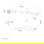 Neomounts Soporte de Mesa Full-Motion para Pantallas de 10-27" 16KG NM-D335DBLACK Negro