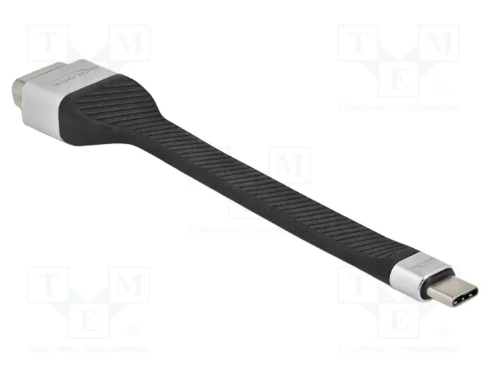 DeLOCK Cable de cinta plana FPC USB Tipo C a VGA 13 cm