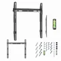Gembird WM-55F-03 Soporte de Pared para TV de 32-55 Pulgadas (81-140 cm) Negro, Acero, Compatible VESA 400x400 mm