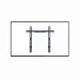 Gembird WM-55F-03 Soporte de Pared para TV de 32-55 Pulgadas (81-140 cm) Negro, Acero, Compatible VESA 400x400 mm