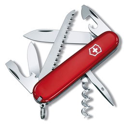 Victorinox Navaja Camper Roja, 13 Funciones, Acero Inox, 74g, 91mm