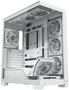Modecom Volcano Stellar Plus ARGB 8F Midi Tower Caja PC Blanca, ATX, 8 Ventiladores ARGB, Cristal Templado