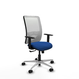 PIQUERAS Y CRESPO Silla de oficina Zulema Azul y Blanco
