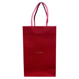 Cartier Conjunto de Bolsas de Cartón GWP Rouge, 12 pzs