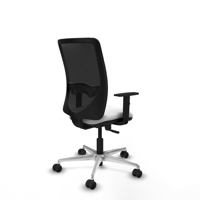 PIQUERAS Y CRESPO Silla de oficina Zulema con mecanismo Sincro, Blanco y Negro PIQUERAS Y CRESPO Silla de oficina Zulema con mecanismo Sincro, Blanco y Negro