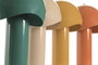 DKD Home Decor Lámpara de Sobremesa Metal Seta Multicolor Surtido de 4