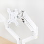 Tooq Soporte de Mesa para 2 Monitores DB1434TNR-W Blanco