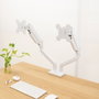 Tooq Soporte de Mesa para 2 Monitores DB1434TNR-W Blanco