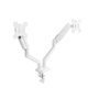 Tooq Soporte de Mesa para 2 Monitores DB1434TNR-W Blanco