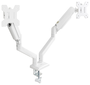 Tooq Soporte de Mesa para 2 Monitores DB1434TNR-W Blanco