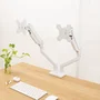 Tooq Soporte de Mesa para 2 Monitores DB1434TNR-W Blanco