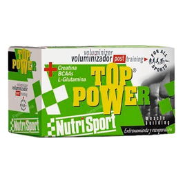 NUTRISPORT Top Power Chocolate 24Sbrs. Complemento Alimenticio para Masa Muscular y Rendimiento Deportivo