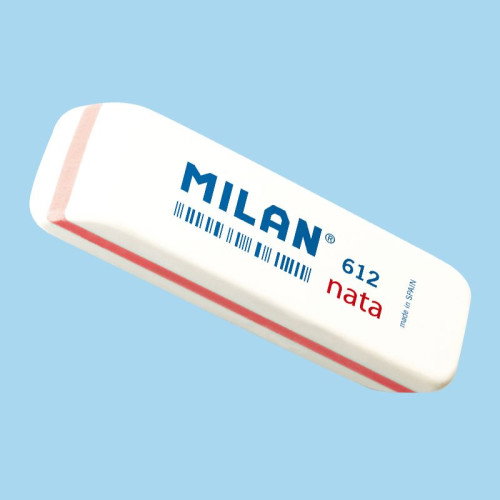 Milan Goma de Borrar Nata Blanca CPM612
