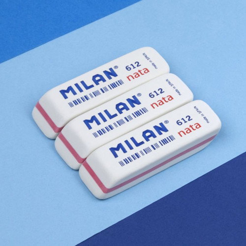 Milan Goma de Borrar Nata Blanca CPM612