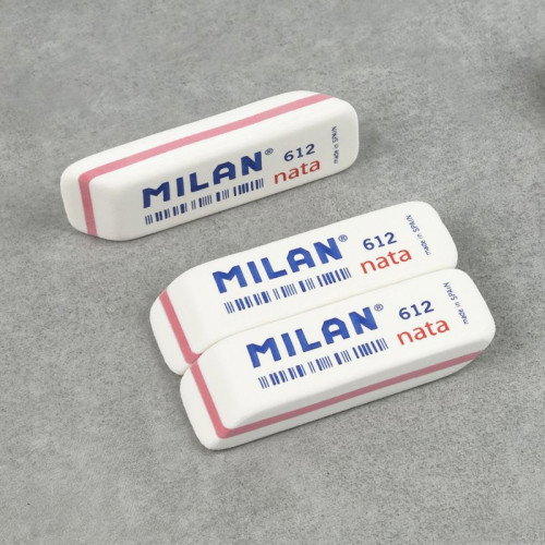 Milan Goma de Borrar Nata Blanca CPM612
