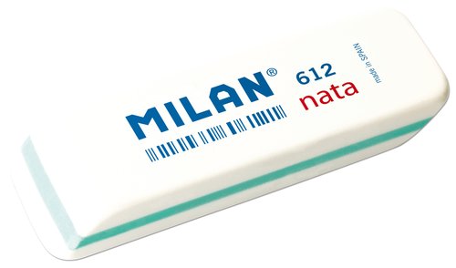 Milan Goma de Borrar Nata Blanca CPM612