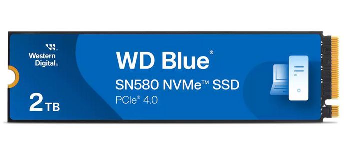 Western Digital WD Blue SN580 2 TB NVMe M.2 2280 SSD
