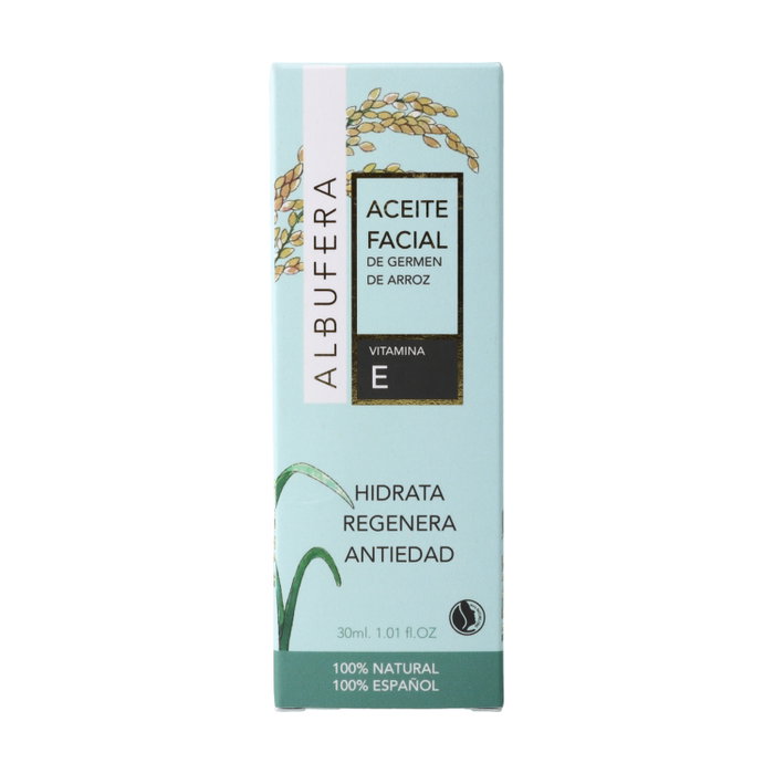 La Albufera Aceite Germen de Arroz 30ml - Aceite Seco Facial para Restaurar Vitalidad y Antienvejecimiento La Albufera Aceite Germen de Arroz 30ml - Aceite Seco Facial para Restaurar Vitalidad y Antienvejecimiento