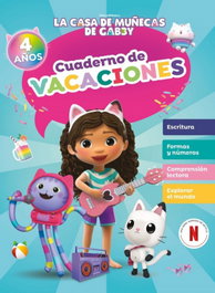 BEASCOA La casa de muñecas de Gabby. Cuaderno de vacaciones - 4 años