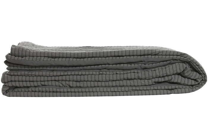 DKD Home Decor Colcha Boho Gris Poliester 260 x 180 cm (2 Unidades) Colección 1c25