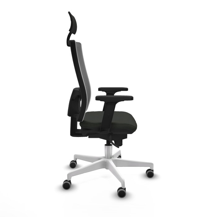 PIQUERAS Y CRESPO Silla de oficina Horna con mecanismo Sincro, Gris y Negro PIQUERAS Y CRESPO Silla de oficina Horna con mecanismo Sincro, Gris y Negro
