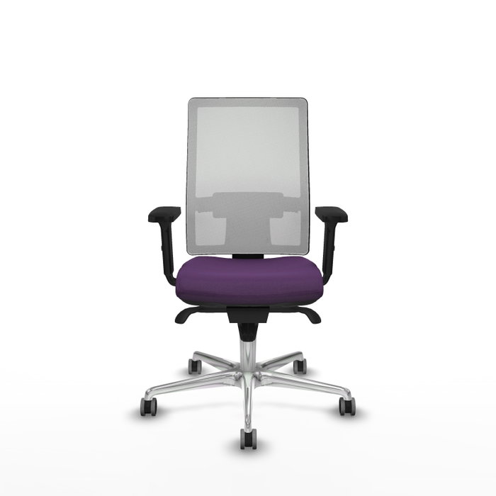 PIQUERAS Y CRESPO Silla de oficina Horna con mecanismo Sincro, Morado y Blanco PIQUERAS Y CRESPO Silla de oficina Horna con mecanismo Sincro, Morado y Blanco