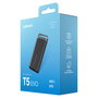 Samsung SSD Portátil T5 EVO de 8TB, Negro, USB 3.2 Gen 1, MU-PH8T0S, 460 MB/s, Protección Contra Caídas y Cifrado AES-256