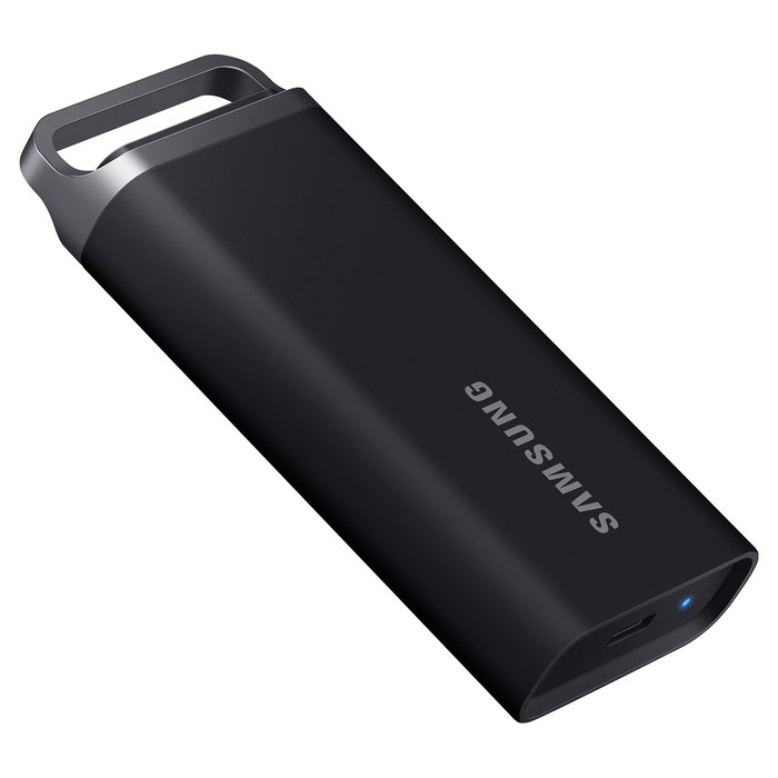 Samsung SSD Portátil T5 EVO de 8TB, Negro, USB 3.2 Gen 1, MU-PH8T0S, 460 MB/s, Protección Contra Caídas y Cifrado AES-256