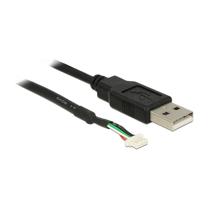DeLOCK 95986 Cable de conexión USB 2.0 para módulos de cámara de 5 pines V1,9, 1,5 m