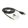 DeLOCK 95986 Cable de conexión USB 2.0 para módulos de cámara de 5 pines V1,9, 1,5 m