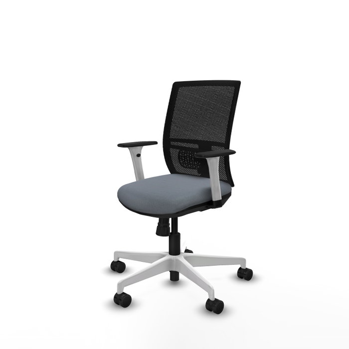 PIQUERAS Y CRESPO Silla de oficina Yunquera con mecanismo Sincro Gris y Negro PIQUERAS Y CRESPO Silla de oficina Yunquera con mecanismo Sincro Gris y Negro