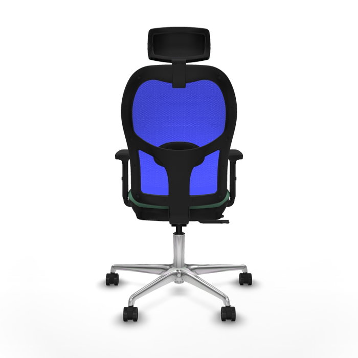 PIQUERAS Y CRESPO Silla de oficina Jorquera con mecanismo Sincro/Traslack, Verde esmeralda y Azul PIQUERAS Y CRESPO Silla de oficina Jorquera con mecanismo Sincro/Traslack, Verde esmeralda y Azul