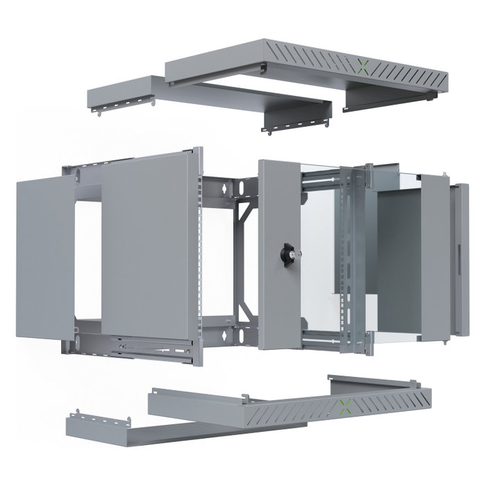 EFB Elektronik WGX-0906GR.G1 Bastidor de pared 19 pulg 9U Gris EFB Elektronik WGX-0906GR.G1 Bastidor de pared 19 pulg 9U Gris
