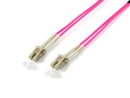 Equip Cable de fibra óptica OM4 LC-LC 10m Beige, Violeta