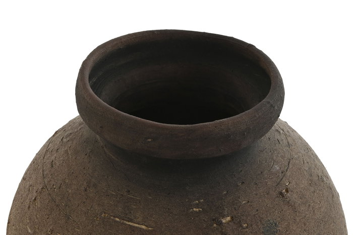 DKD Home Decor Jarrón de Terracota Marrón Envejecido