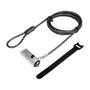 Logilink Noble Lock Candado de combinación con cable de 2 m