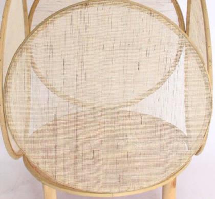 DKD Home Decor Yejun Portavela Oriental Marron Bambu Cristal 42 x 42 x 55 cm