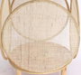 DKD Home Decor Yejun Portavela Oriental Marron Bambu Cristal 42 x 42 x 55 cm
