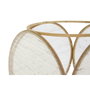 DKD Home Decor Portavelas de Bambú y Cristal 42x42x55 Marrón Natural