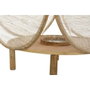 DKD Home Decor Portavelas de Bambú y Cristal 42x42x55 Marrón Natural