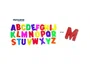 MINILAND Bote de Letras Mayúsculas Magnéticas de 154 Piezas (32 mm)