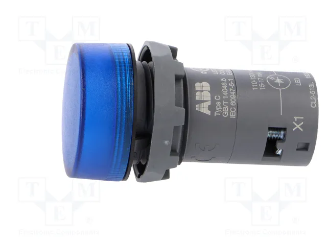 ABB Lámpara de control CL2 Azul LED Ø22mm