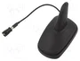 4CARMEDIA Antena Shark AM/FM para Automóviles, RAKU II Hembra, Negro