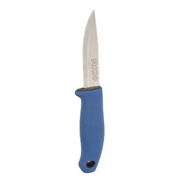Irimo 672-220-1 Cuchillo Multiusos con Funda, Hoja Acero Inoxidable, Mango Antideslizante, Largo Total 220mm